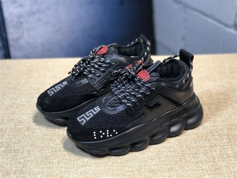 black and red versace chain reaction